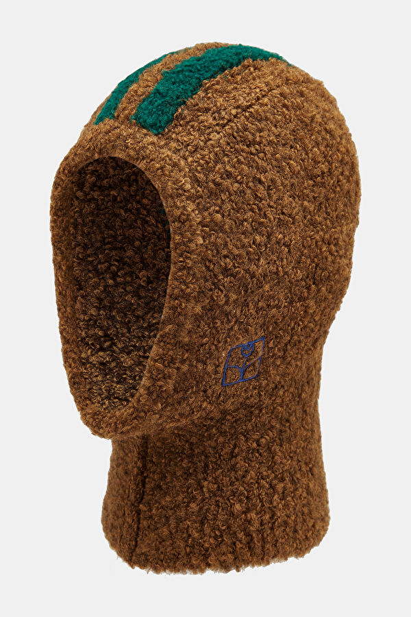 Brown Patterned Beret