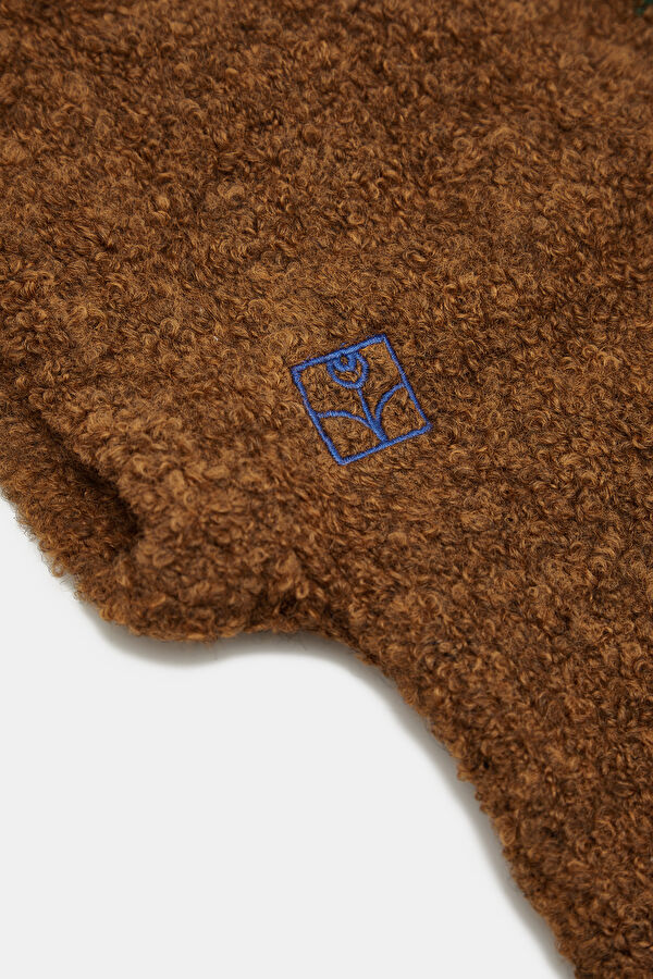 Brown Patterned Beret 4