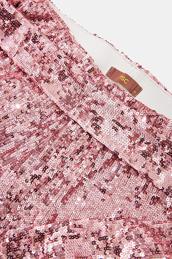 Pink Wide Leg Women's Trousers 3