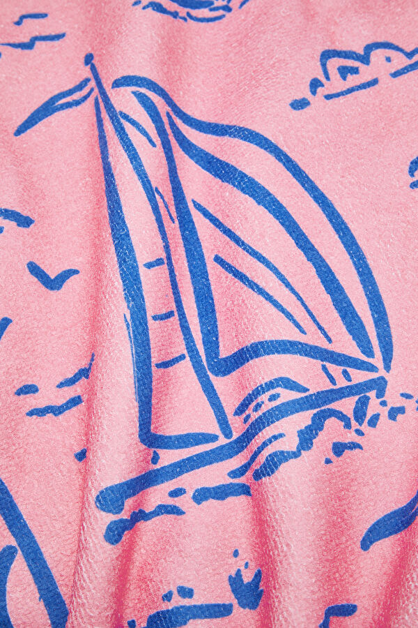 Pembe Desenli Havlu 2
