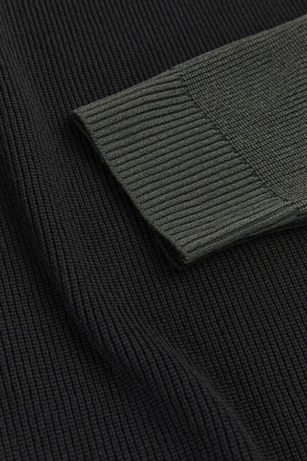 Black Knitted Men's Sweater 6