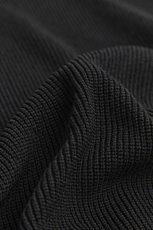 Black Knitted Men's Sweater 7