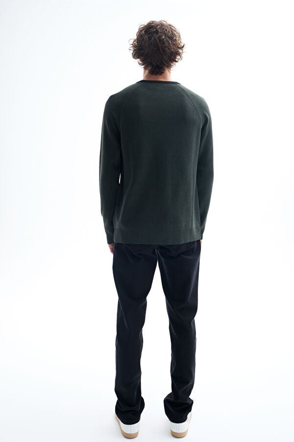 Black Knitted Men's Sweater 2