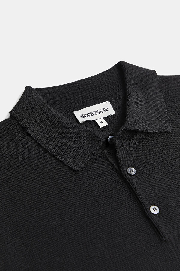 Black Knitted Men's Sweater 5