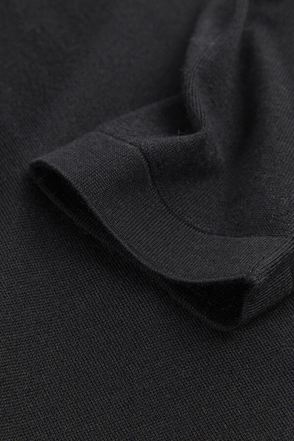 Black Knitted Men's Sweater 7