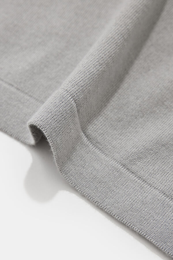 Grey Knitted Men's Sweater 4