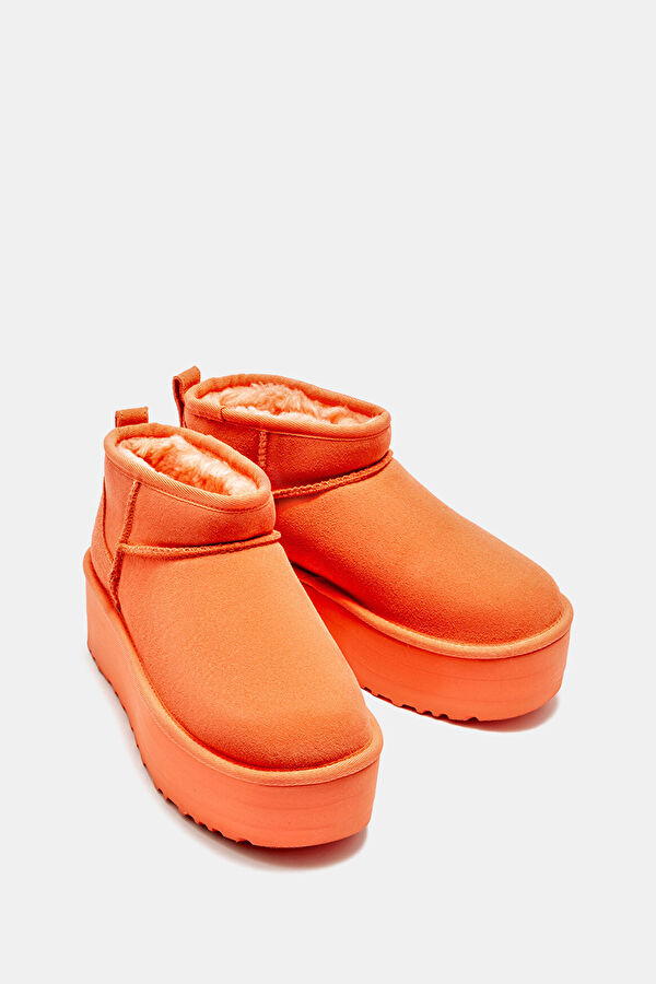 W Classic Ultra Mini Platform Mercan Kadın Bot 2