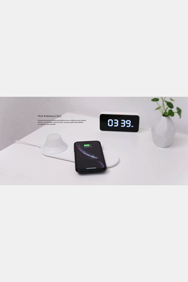 Yeelight Kablosuz Şarjlı Gece Lambası, White, STD 3