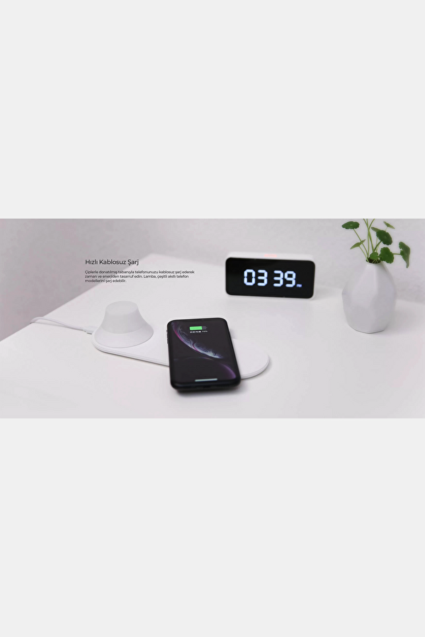 Yeelight Kablosuz Şarjlı Gece Lambası, White, STD 4