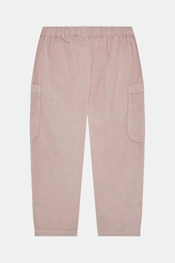 Light Pink Straight Leg Kids Pants 2