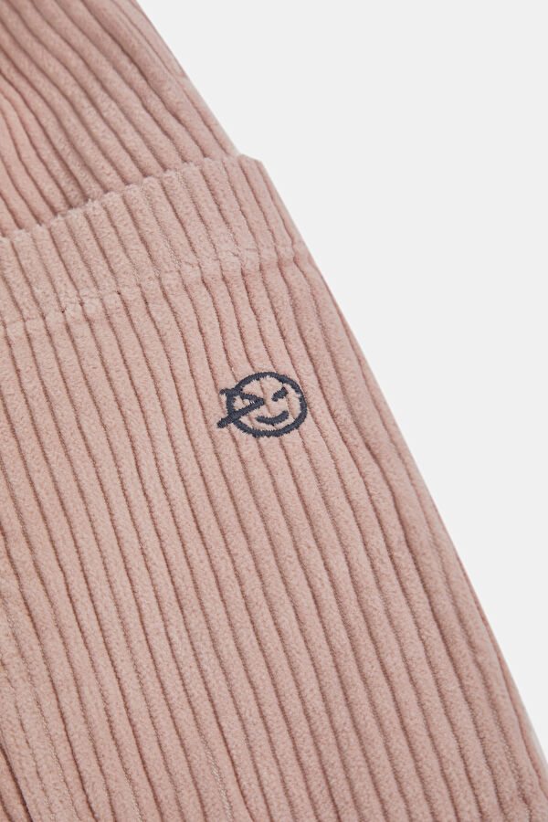 Light Pink Straight Leg Kids Pants 4