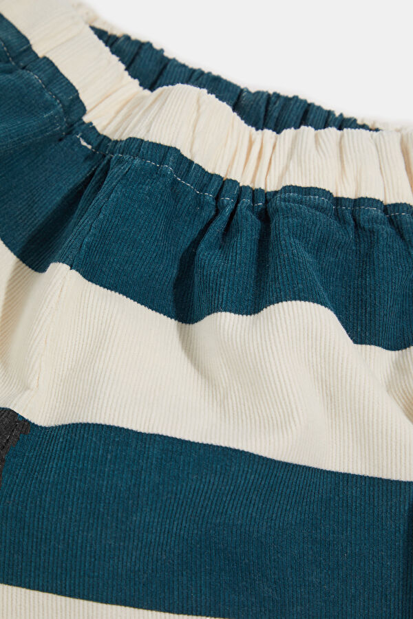 Navy Straight Leg Kids Pants 3
