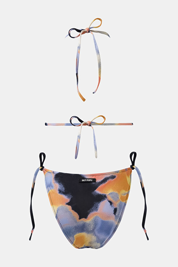 Turuncu Desenli Bikini 2