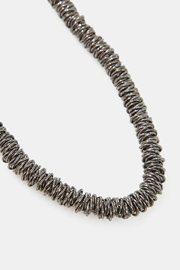 Siyah Metal Kolye 3