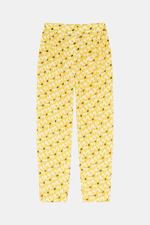 Sarı Boru Paça Pantolon