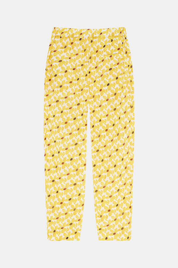 Sarı Boru Paça Pantolon 2
