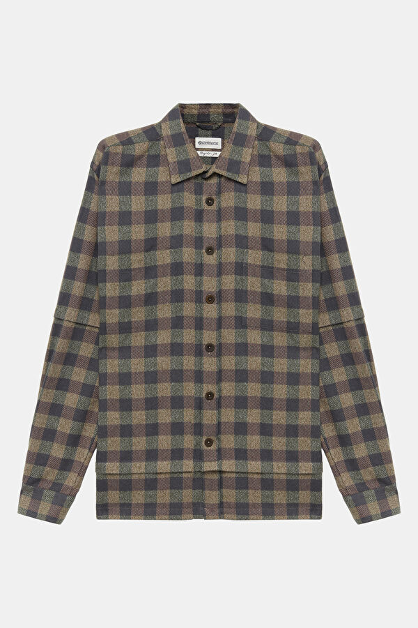 Relax Fit Multicolored Regular Men's Shirt