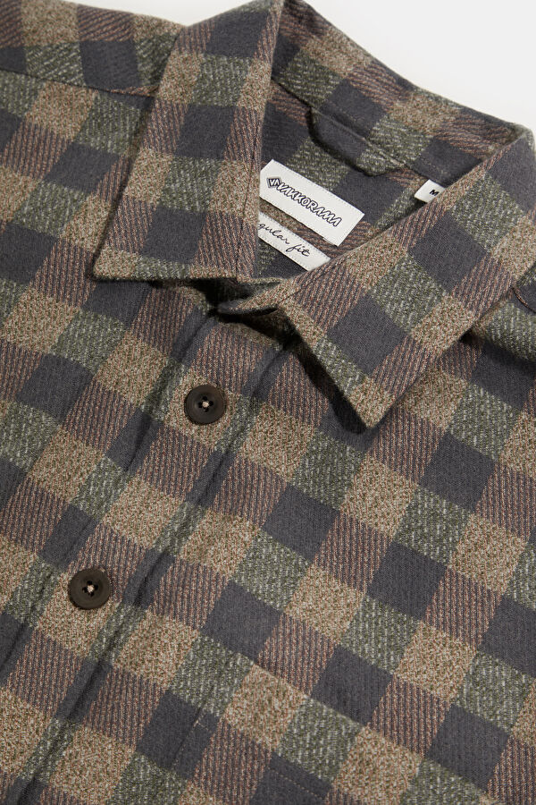 Relax Fit Multicolored Regular Men's Shirt 3