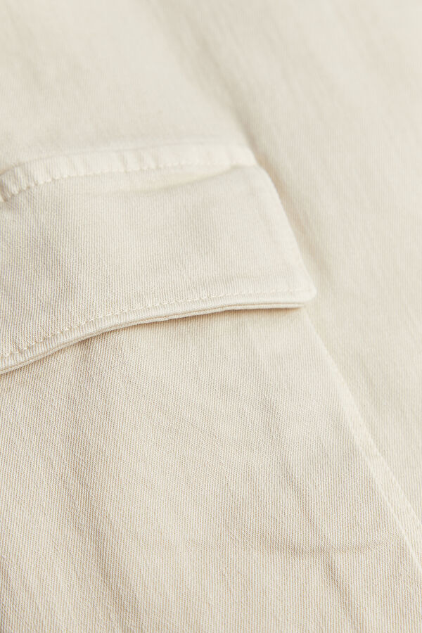 Beige Men's Shorts 5