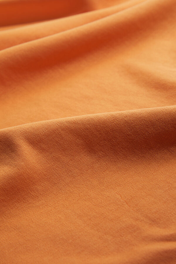 Relax Fit Orange Bicycle Collar Printed Tshirt 5