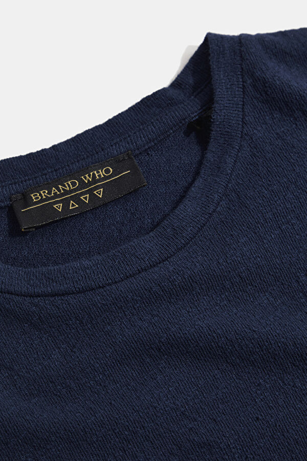 Relax Fit Blue Printed Tshirt 3