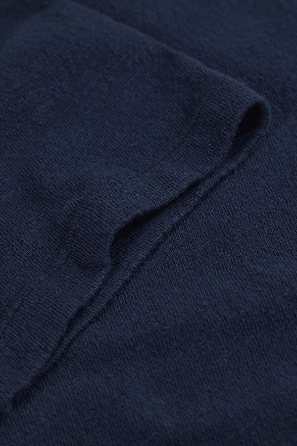 Relax Fit Blue Printed Tshirt 4