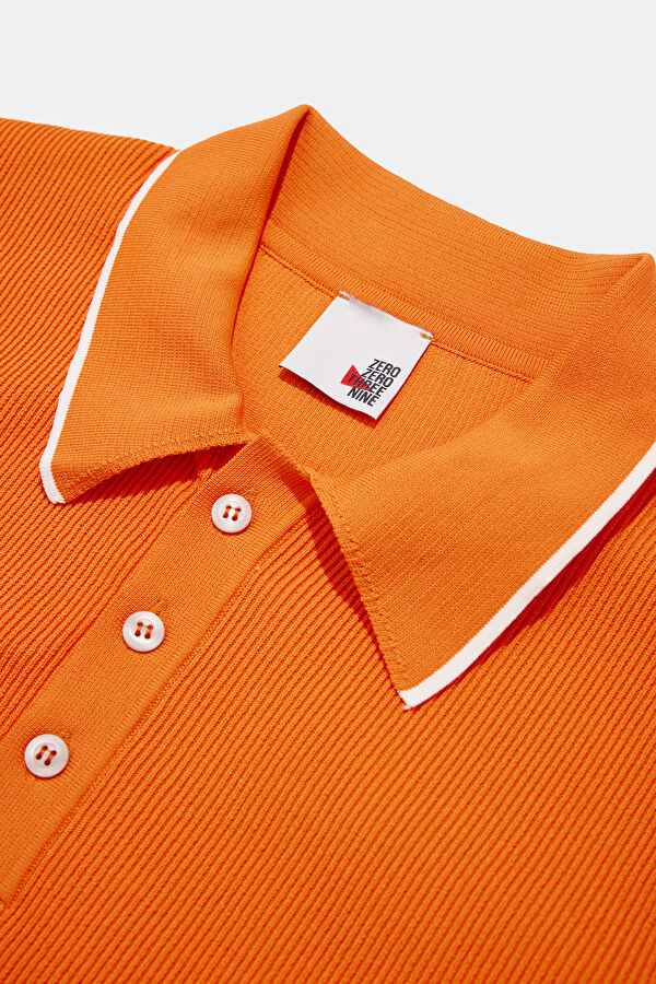 Turuncu Polo Yaka T-Shirt 3