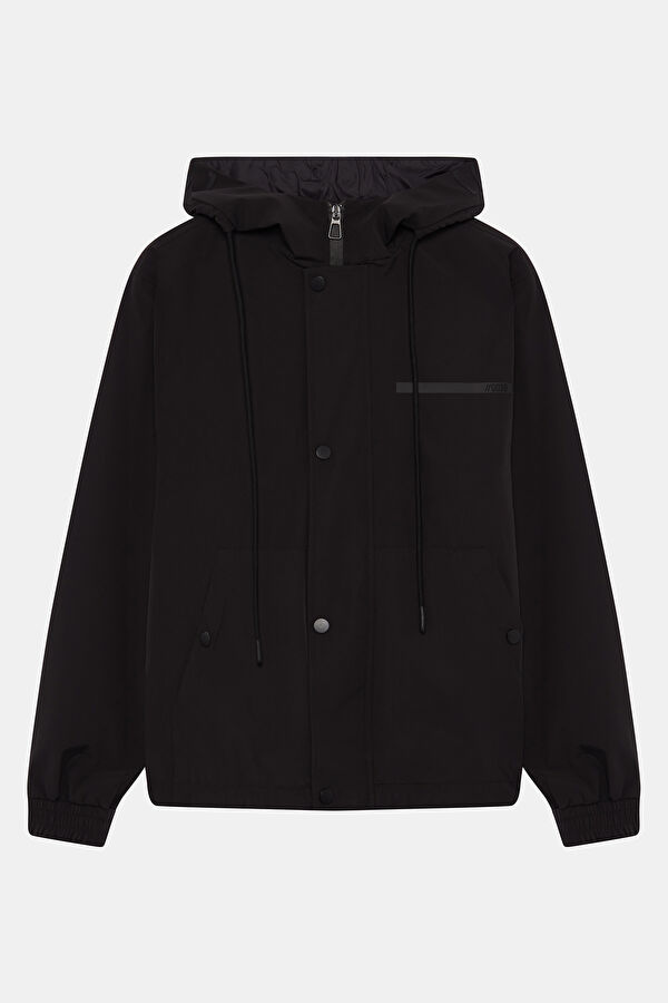 Black Zippered Men's Jacket