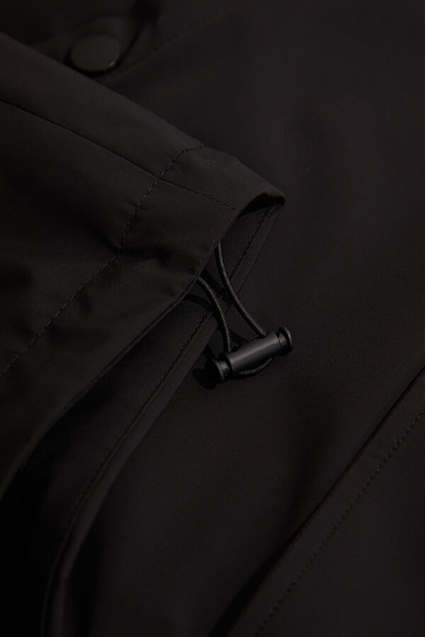Black Zippered Men's Jacket 5