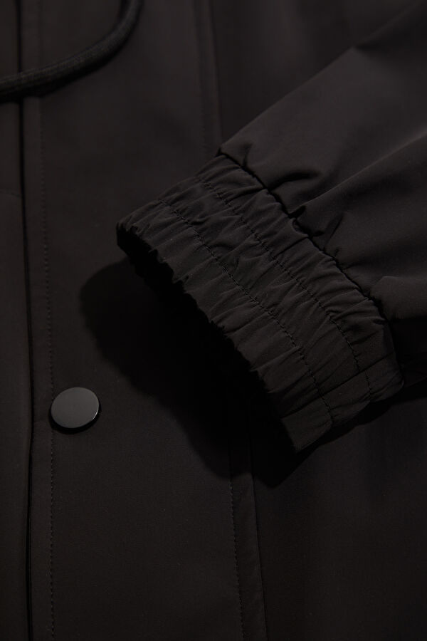 Black Zippered Men's Jacket 6