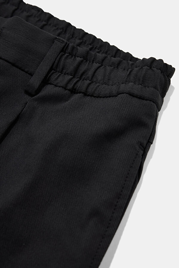 Black Tube Leg Trousers 4