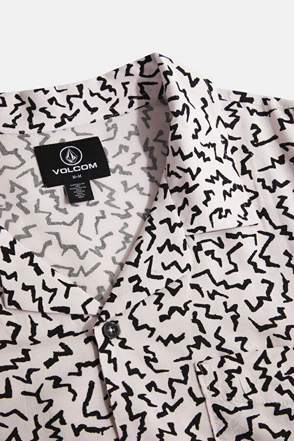Relax Mold White Patterned Retro Shirt 3