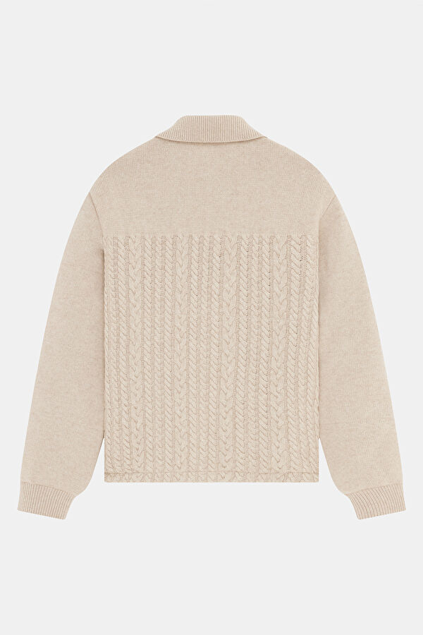 Beige Wool Men's Jacket 2