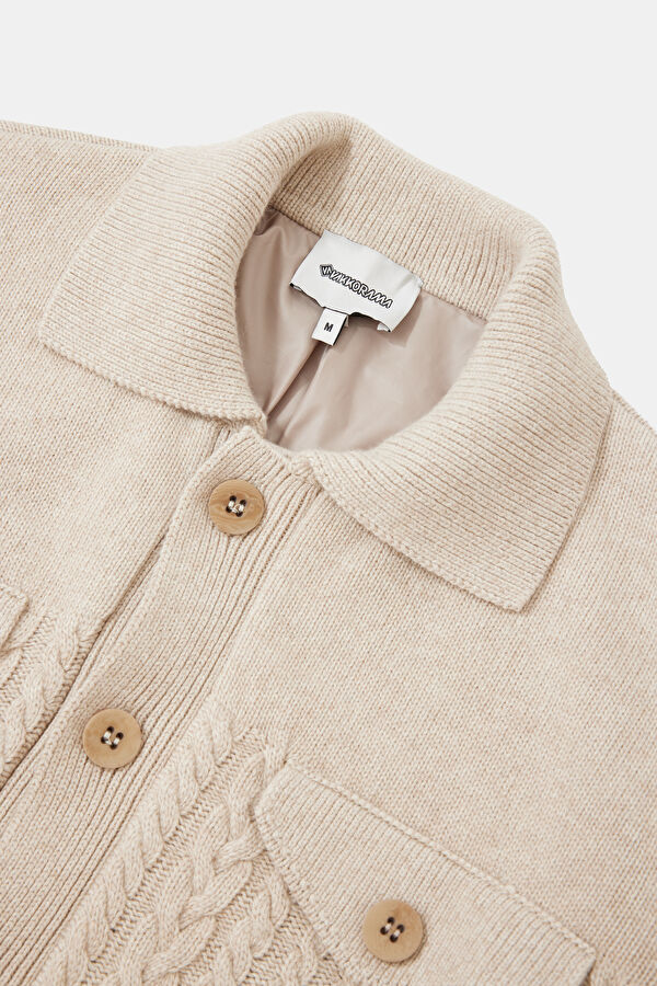 Beige Wool Men's Jacket 3
