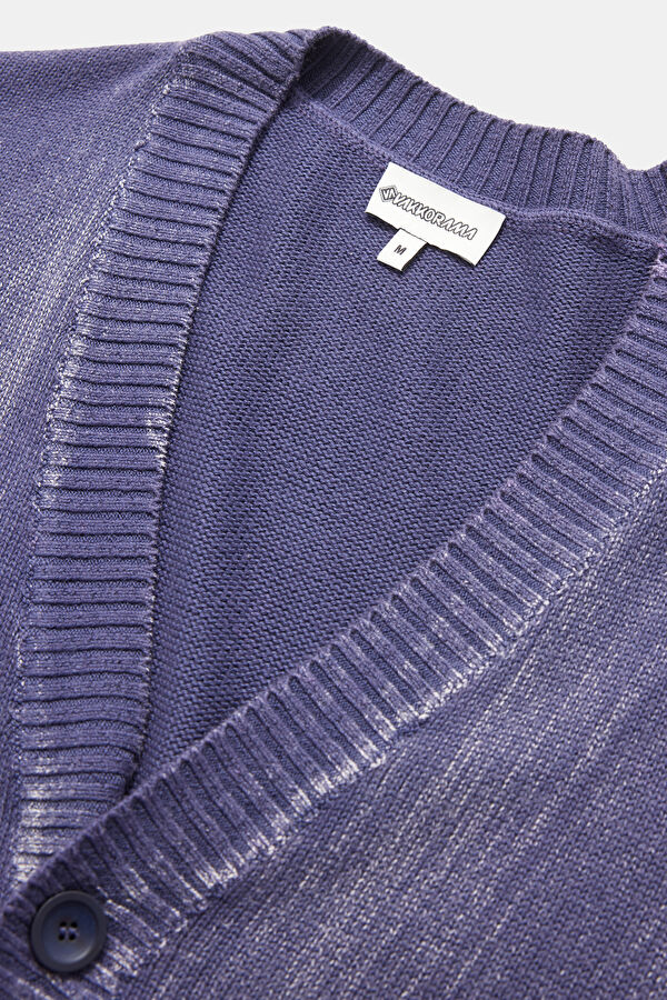 Indigo Knit Men's Cardigan 3