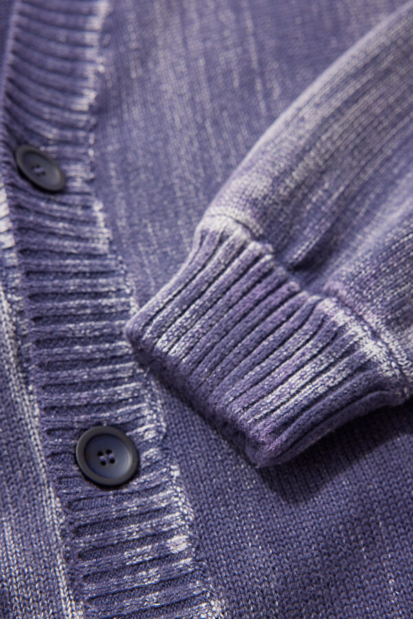 Indigo Knit Men's Cardigan 4