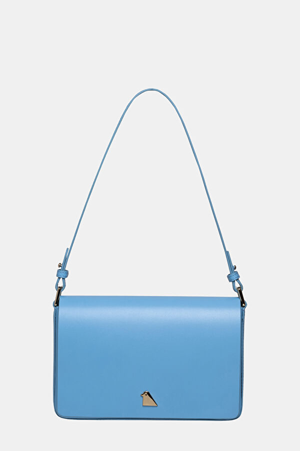 Light Blue Leather Bag