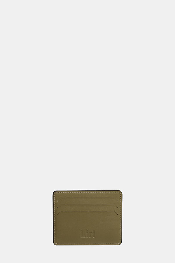 Khaki Leather Wallet
