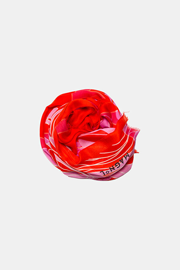Pembe İpek Eşarp