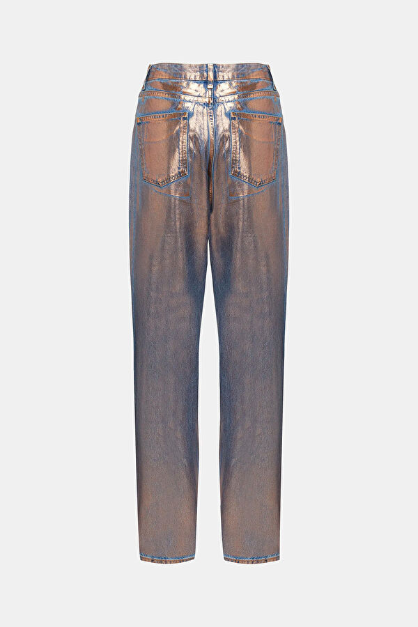Silver Pipe Leg Women's Trousers 2
