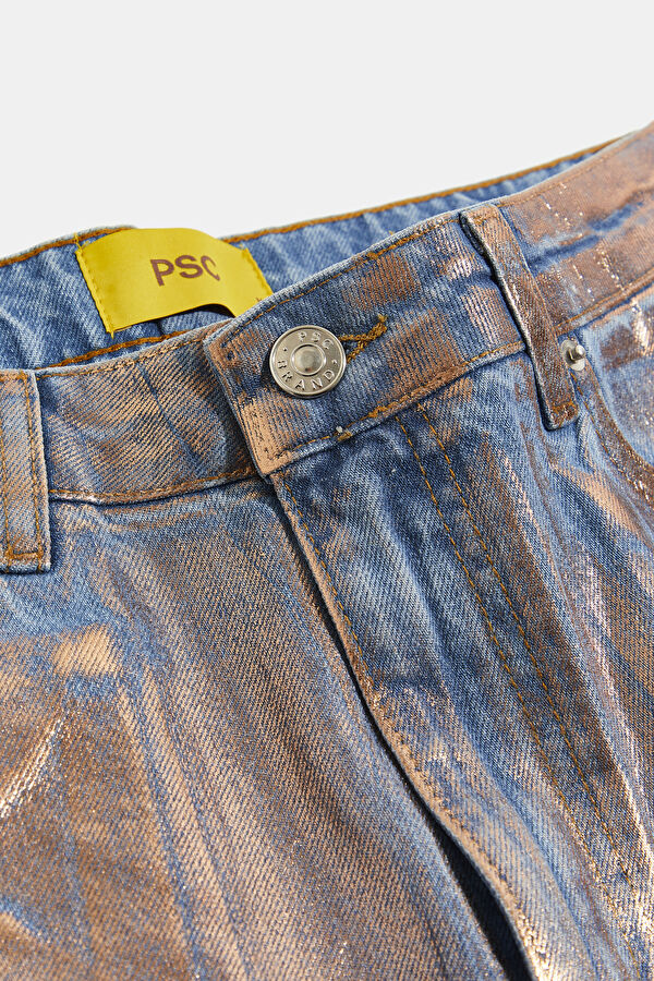 Silver Pipe Leg Women's Trousers 3