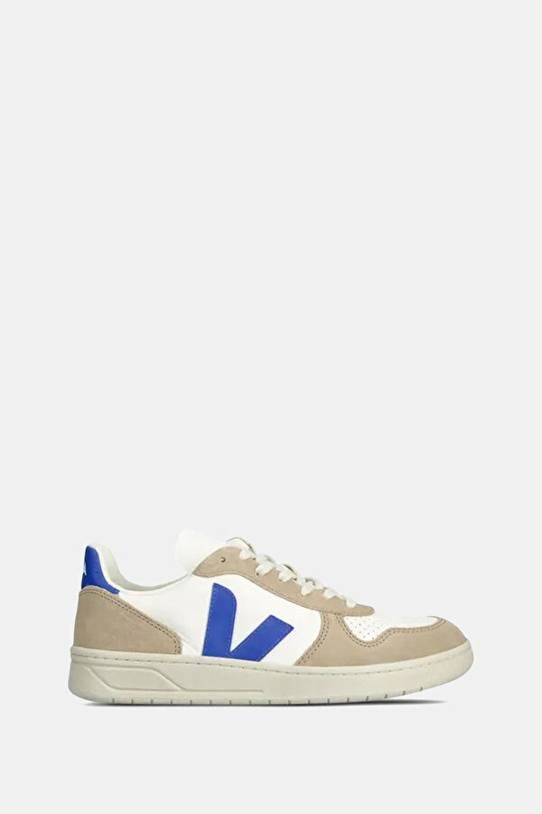 V-10 Chromefree Leather White Men's Sports Shoes
