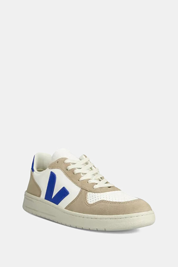 V-10 Chromefree Leather White Men's Sports Shoes 2