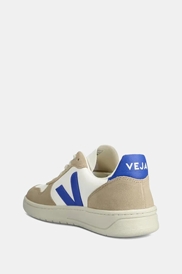 V-10 Chromefree Leather White Men's Sports Shoes 3