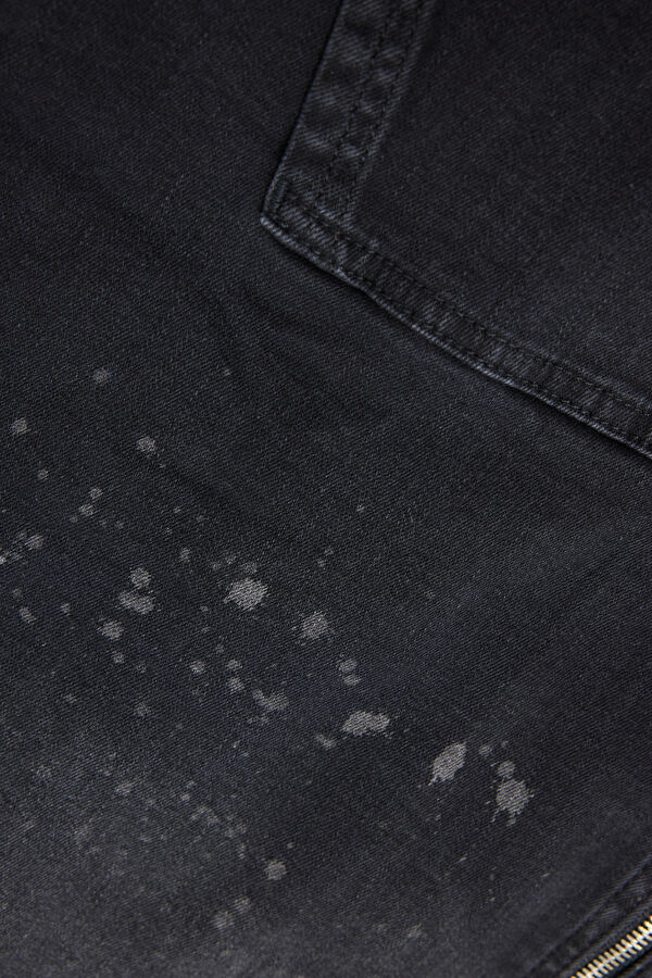 Black Patterned Men's Vest 4