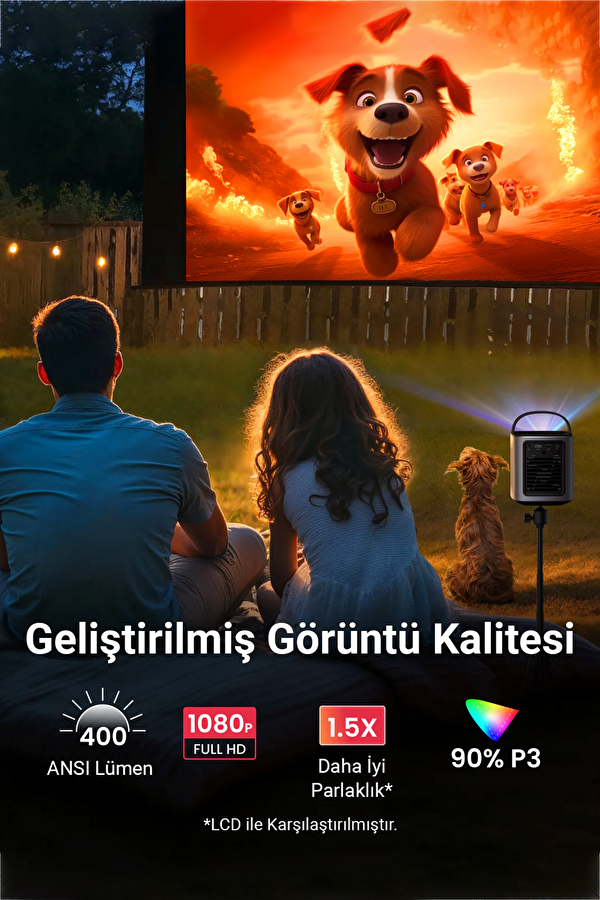 Nebula Mars 3 Air Akıllı Taşınabilir Projeksiyon 3