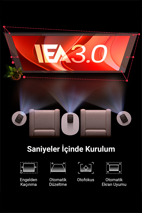 Nebula Mars 3 Air Akıllı Taşınabilir Projeksiyon 4