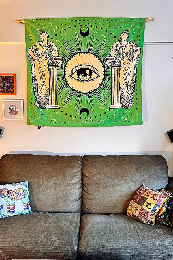 The Eye That Shines the Past 140 cm Neon Duvar Örtüsü 2