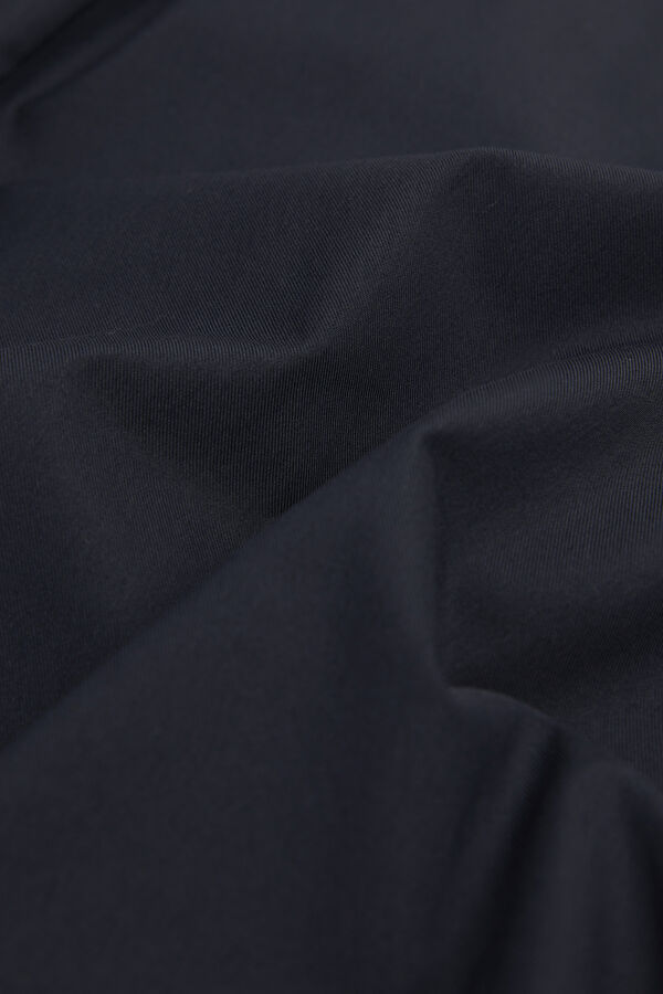 Navy Blue Wide Leg Women's Trousers 3