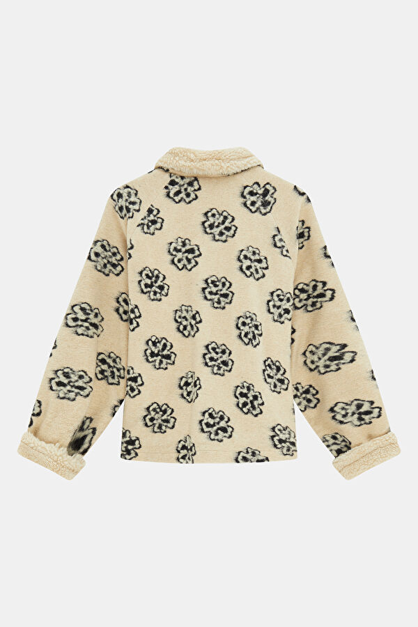 Çok Renkli Dik Yaka Kadın Sweatshirt 2